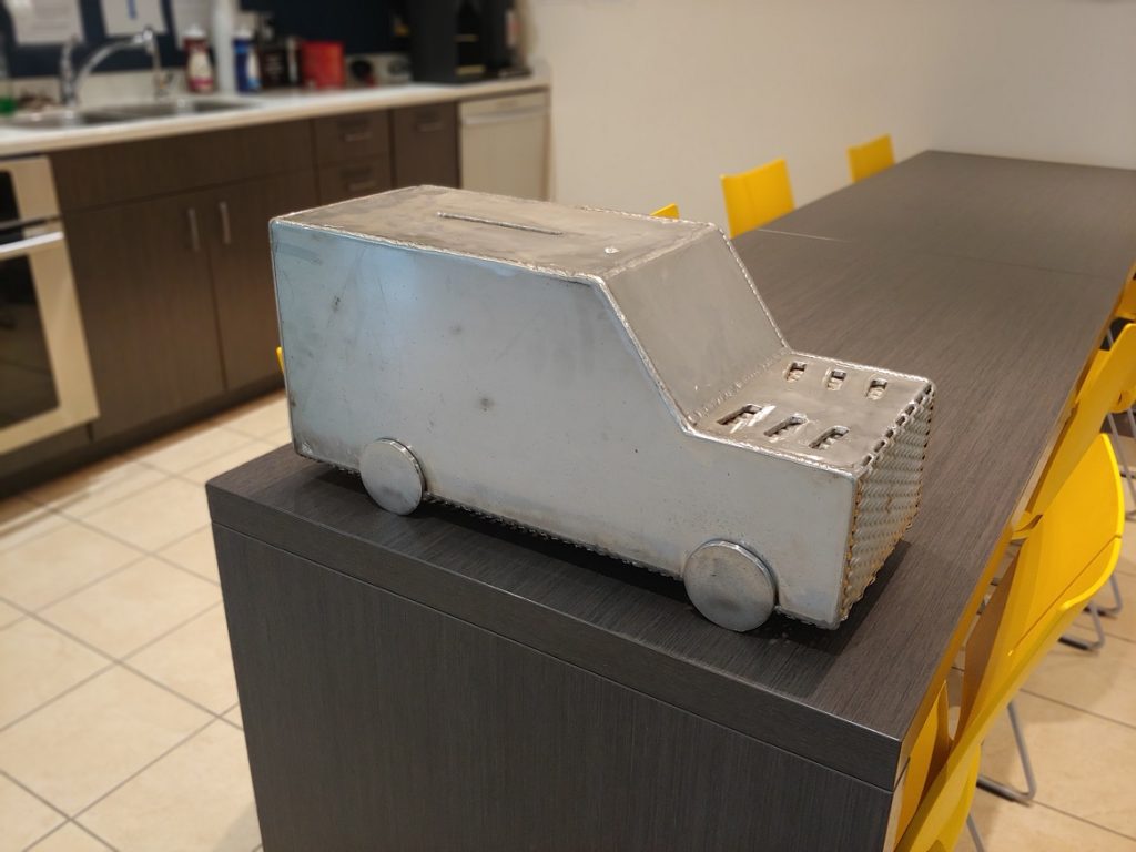 Saskarc Group Handi Van Donation Box