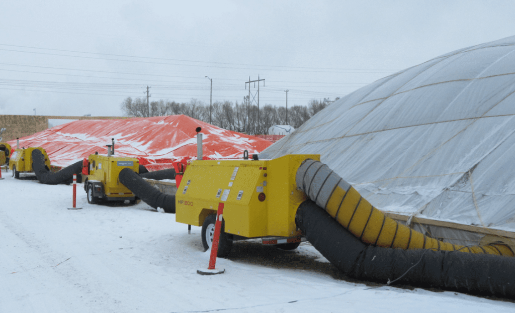 Five Tips for Keeping Your Construction Jobsite Warm Without Breaking the Bank